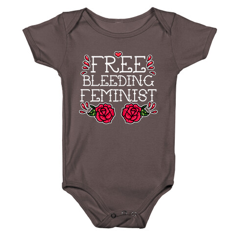 Free Bleeding Feminist Baby One-Piece