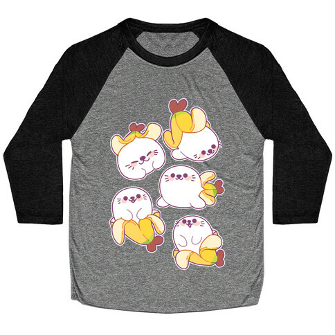 Banana Seal Baseball Tee