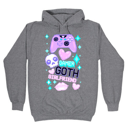 Gamer Goth Girlfriend Hooded Sweatshirt