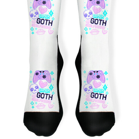 Gamer Goth Girlfriend Sock