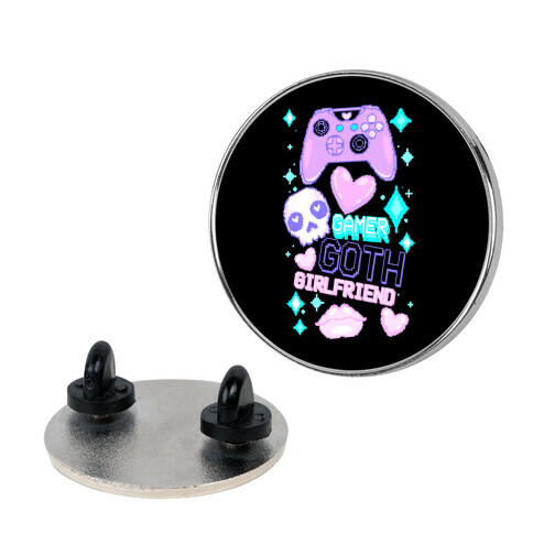 Gamer Goth Girlfriend Pin