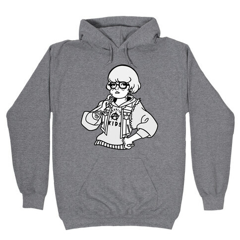 Punk Rock Parody Velma Hooded Sweatshirt