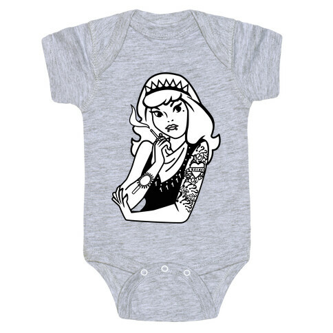 Punk Rock Daphne Parody Baby One-Piece