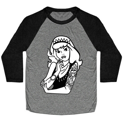 Punk Rock Daphne Parody Baseball Tee