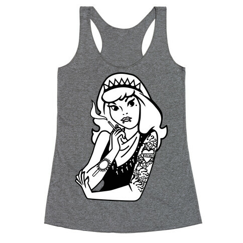 Punk Rock Daphne Parody Racerback Tank Top