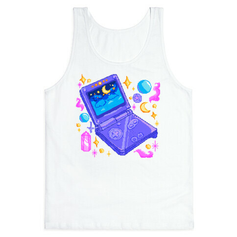 Pixelated Witchy Game Boy  Tank Top