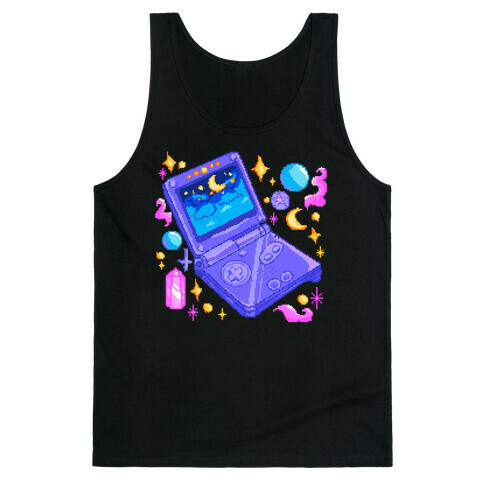 Pixelated Witchy Game Boy  Tank Top