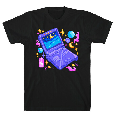 Pixelated Witchy Game Boy  T-Shirt