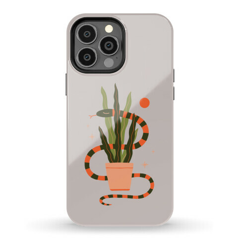Snake in a Snake Plant Phone Case