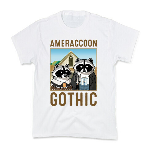 Ameraccoon Gothic Kids T-Shirt