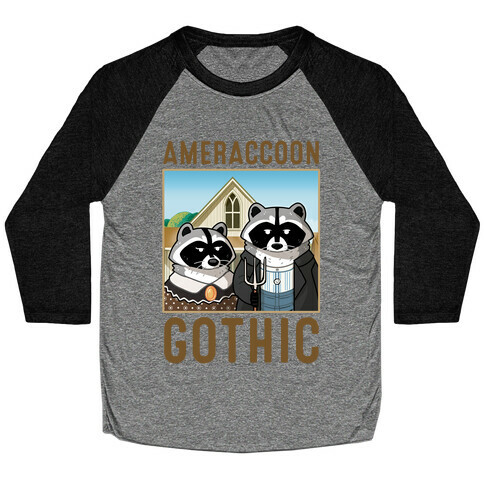 Ameraccoon Gothic Baseball Tee