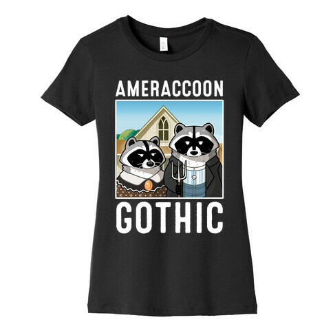 Ameraccoon Gothic Womens T-Shirt