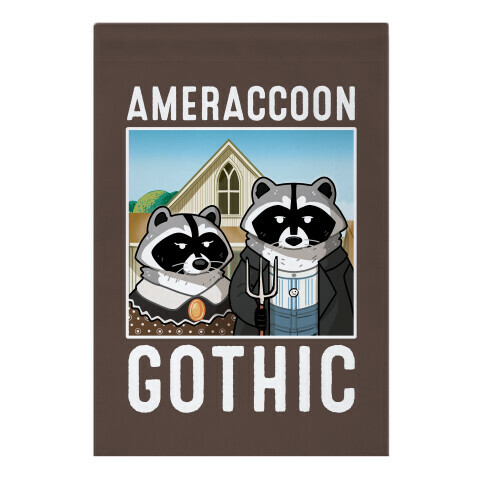 Ameraccoon Gothic Garden Flag