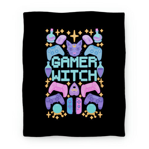 Gamer Witch Blanket