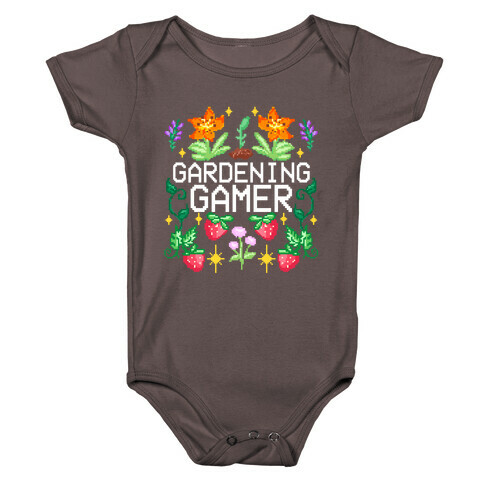 Gardening Gamer Baby One-Piece