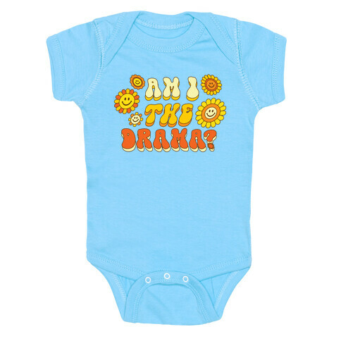 Am I The Drama? (Retro) Baby One-Piece