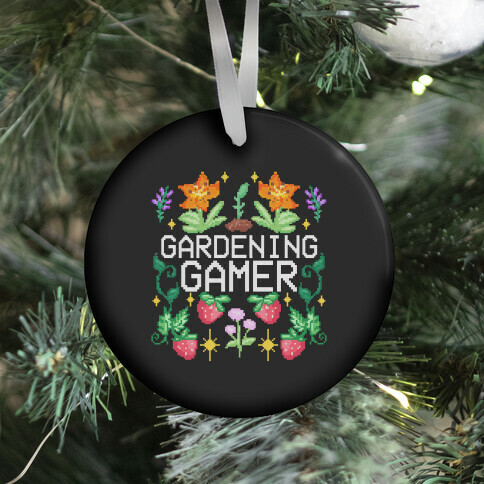 Gardening Gamer Ornament