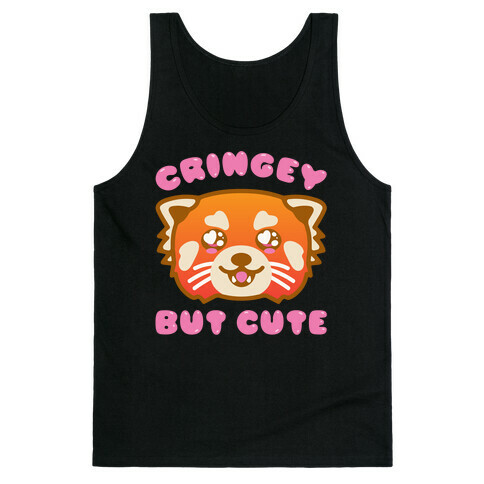 Cringey But Cute Red Panda Parody Tank Top