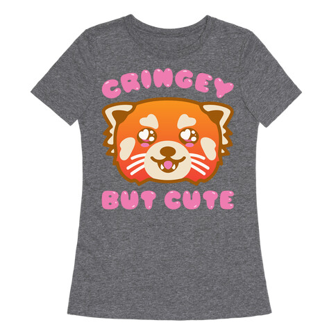 Cringey But Cute Red Panda Parody Womens T-Shirt