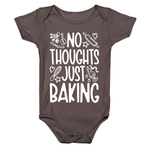 No Thoughts Just Baking Baby One-Piece