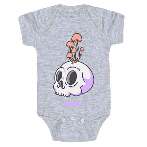 Shroom On A Skull Baby One-Piece