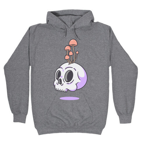 Shroom On A Skull Hooded Sweatshirt