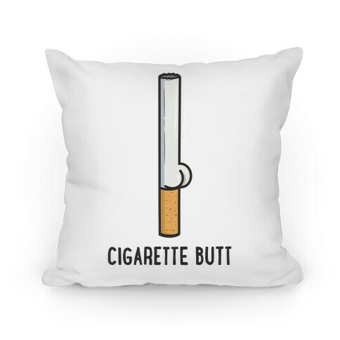 Cigarette Butt Pillow