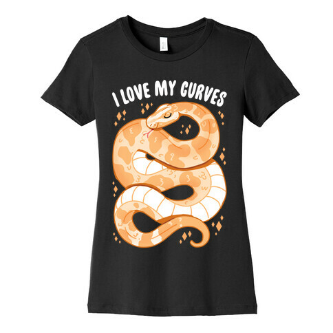 I Love My Curves Womens T-Shirt