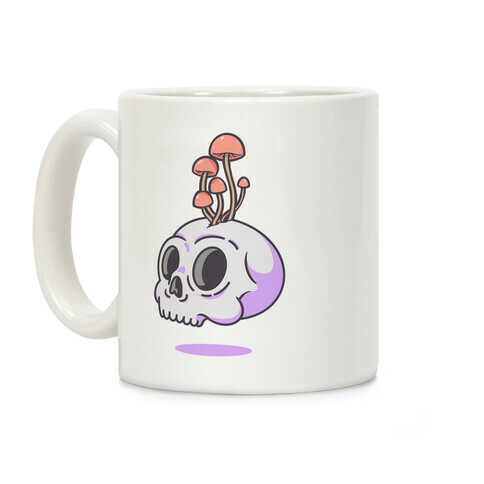 Shroom On A Skull Coffee Mug