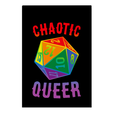 Chaotic Queer Garden Flag