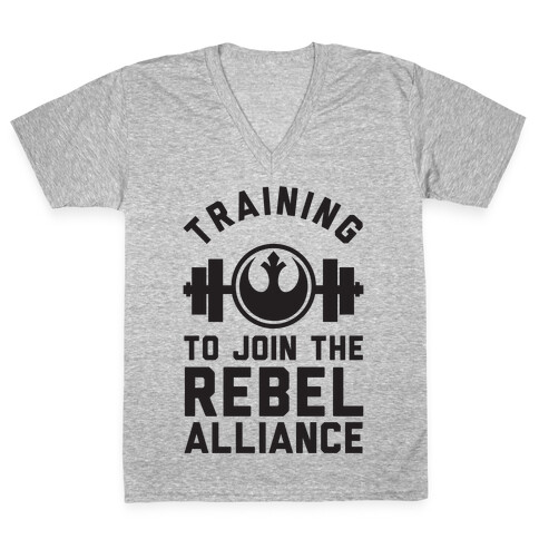 Training To Join The Rebel Alliance V-Neck Tee Shirt