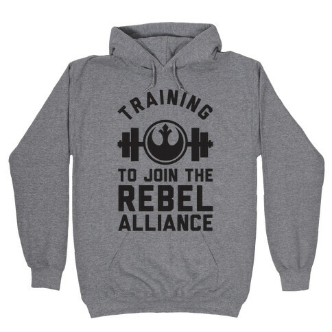 Training To Join The Rebel Alliance Hooded Sweatshirt
