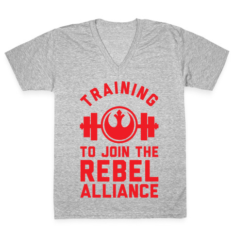 Training To Join The Rebel Alliance V-Neck Tee Shirt