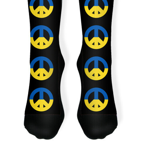 Peace symbol (Ukraine) Sock