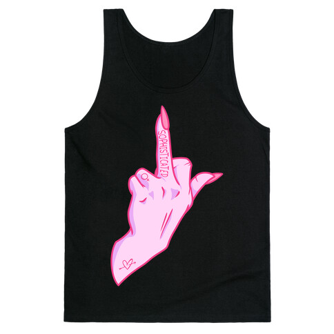 Sophisticated Middle Finger Tank Top