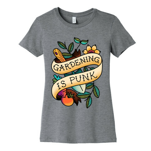 Gardening Is Punk Womens T-Shirt