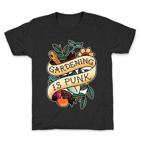 Gardening Is Punk Kids T-Shirt