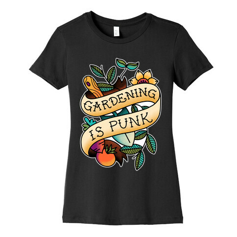 Gardening Is Punk Womens T-Shirt