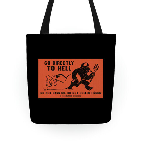 Go Directly To Hell Tote