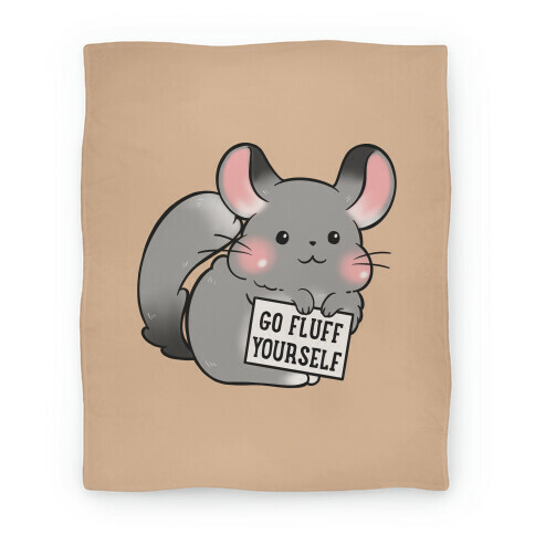 Go Fluff Yourself Chinchilla Blanket