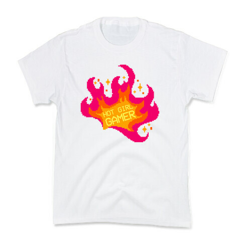 Hot Girl Gamer Kids T-Shirt