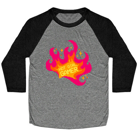 Hot Girl Gamer Baseball Tee