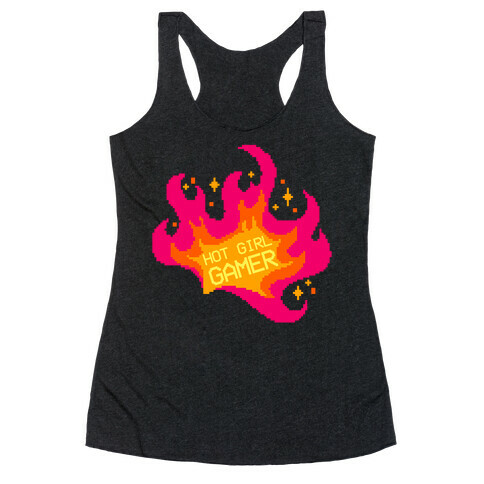 Hot Girl Gamer Racerback Tank Top