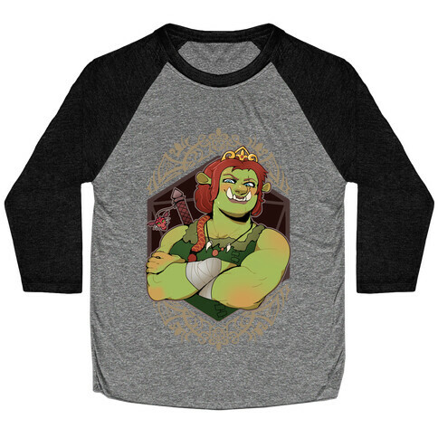 DnD Princesses: Fiona Orc Baseball Tee