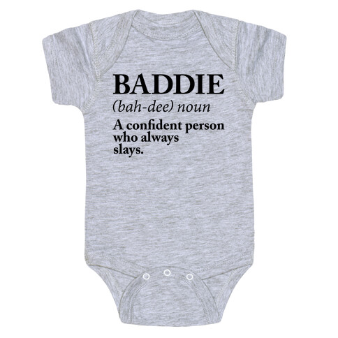 Baddie Definition Baby One-Piece