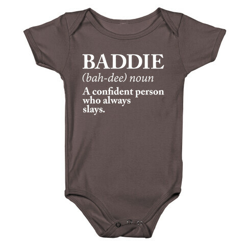 Baddie Definition Baby One-Piece