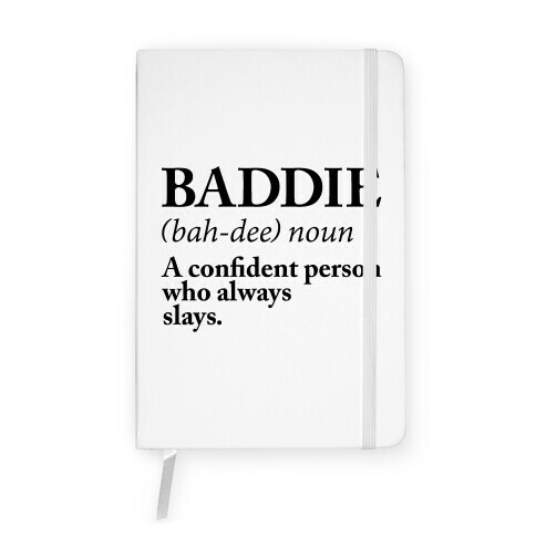 Baddie Definition Notebook