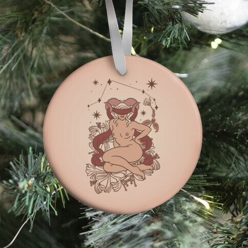 Zodiac Pinup Aries Ornament