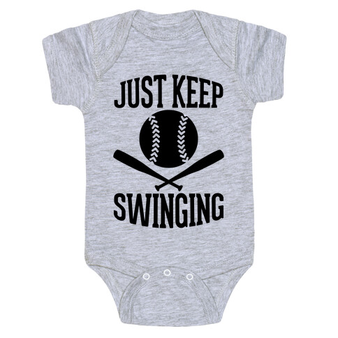 Just Keep Swinging Baby One-Piece