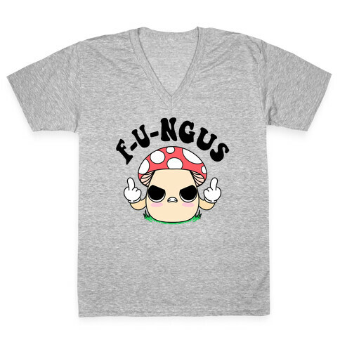 F-U-ngus V-Neck Tee Shirt